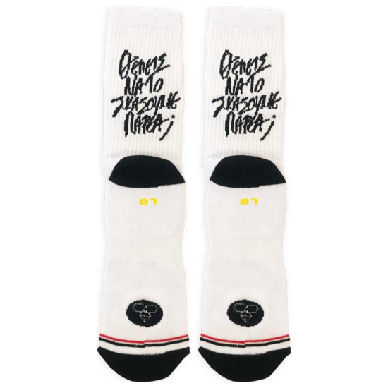 Bee Unusual Κάλτσες Crush Edition "ΘΕΛΕΙΣ" Socks White